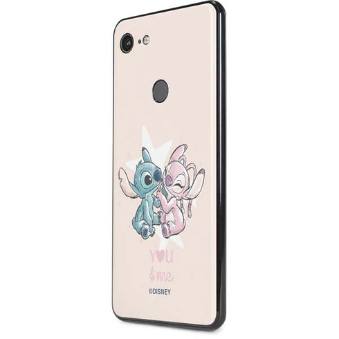 Disney Lilo and Stitch Stitch and Angel Google Pixel 3 XL Skin
